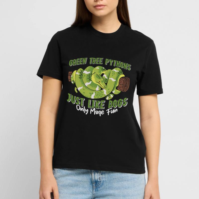 Python arborescent vert T-shirt bio CRAFTER Stanley Stella Unisexe