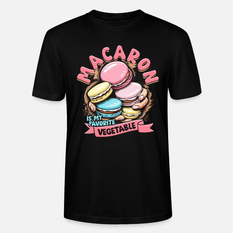 Macaron Macaronbäcker Patissier - Stanley/Stella Unisex Bio-T-Shirt CRAFTER - Schwarz