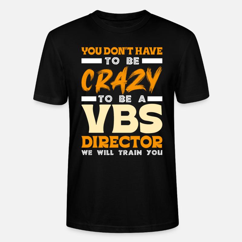 Vacation Bible School, VBS - Stanley/Stella Unisex Bio-T-Shirt CRAFTER - Schwarz