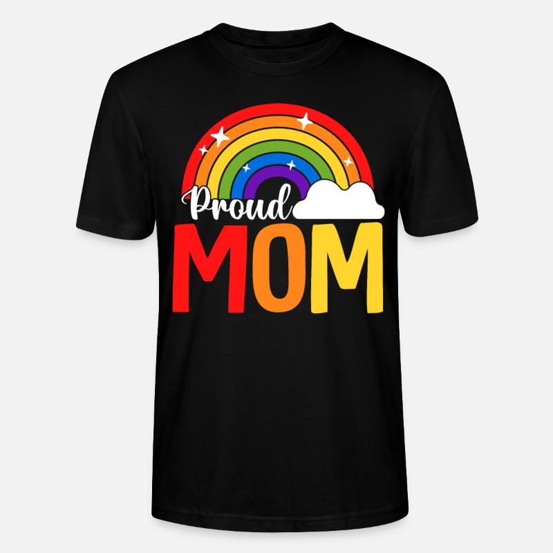 LGBTQ-Mutter Stolze Mutter - Stanley/Stella Unisex Bio-T-Shirt CRAFTER - Schwarz