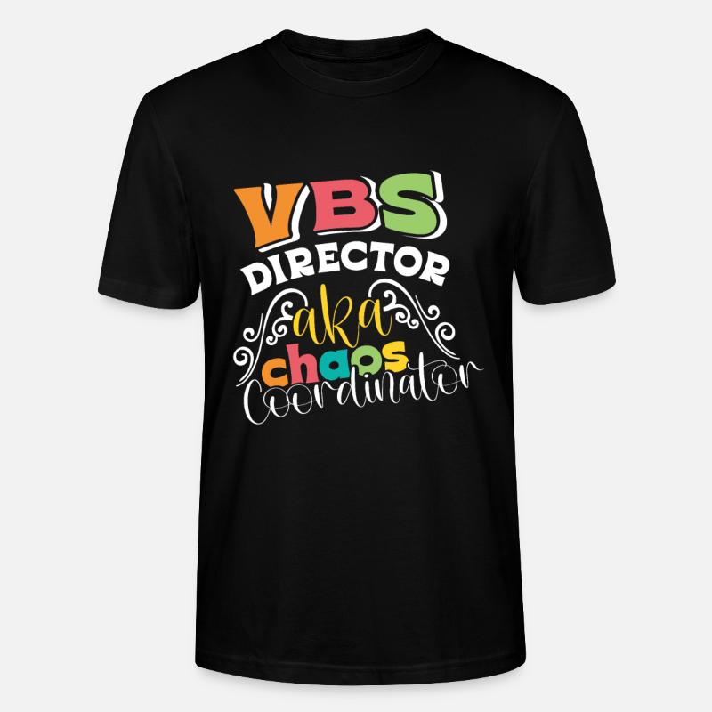 École biblique de vacances, VBS - T-shirt bio CRAFTER Stanley Stella Unisexe - noir