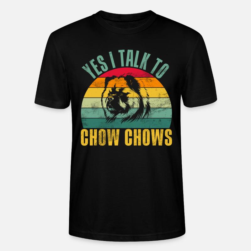 Cadeaux Chow Chow - T-shirt bio CRAFTER Stanley Stella Unisexe - noir