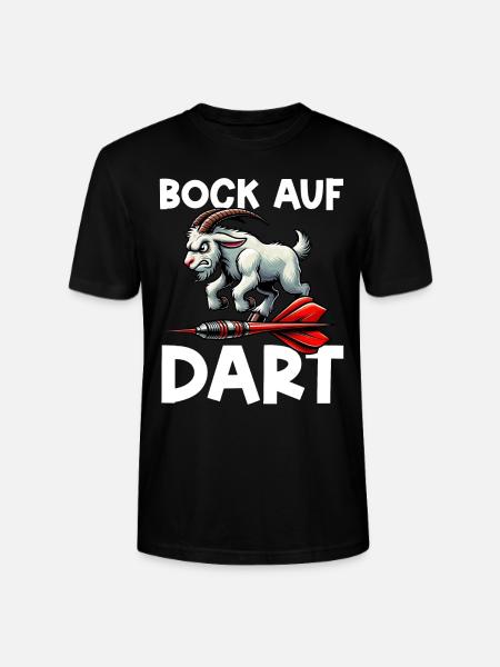Darten Dartspieler Dartscheibe Dartpfeil Dartboard - Stanley/Stella Unisex Bio-T-Shirt CRAFTER - Schwarz
