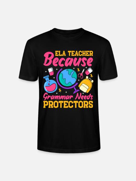 Drôle de professeur d’école d’anglais - T-shirt bio CRAFTER Stanley Stella Unisexe - noir