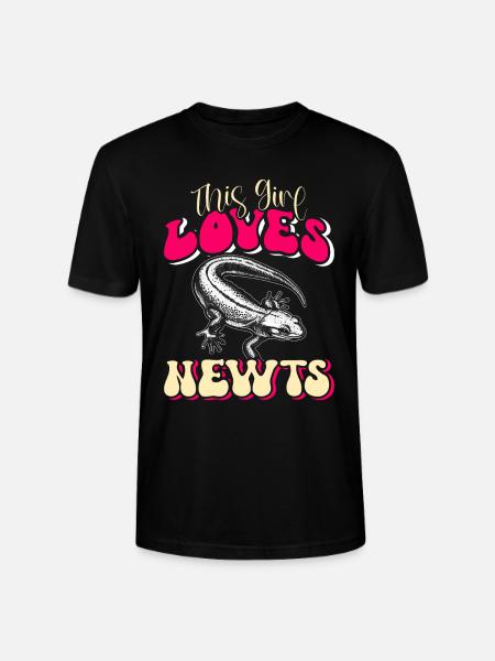 Newt - Stanley/Stella CRAFTER Unisex Organic T-Shirt - black