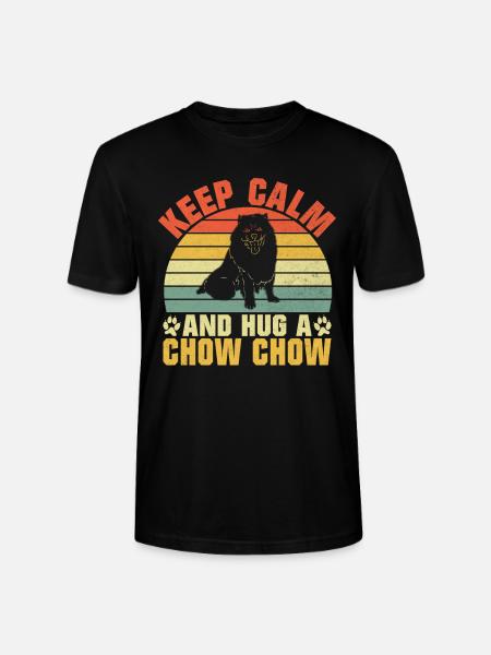 Chow Chow Gifts - Stanley/Stella CRAFTER Unisex Organic T-Shirt - black