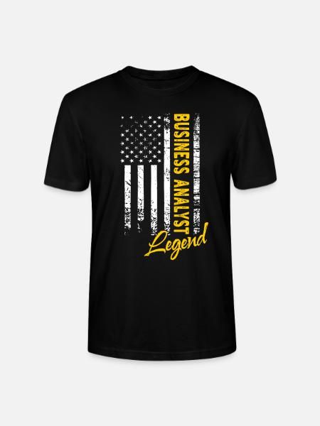Business Analyst Legend - Stanley/Stella CRAFTER Unisex Organic T-Shirt - black
