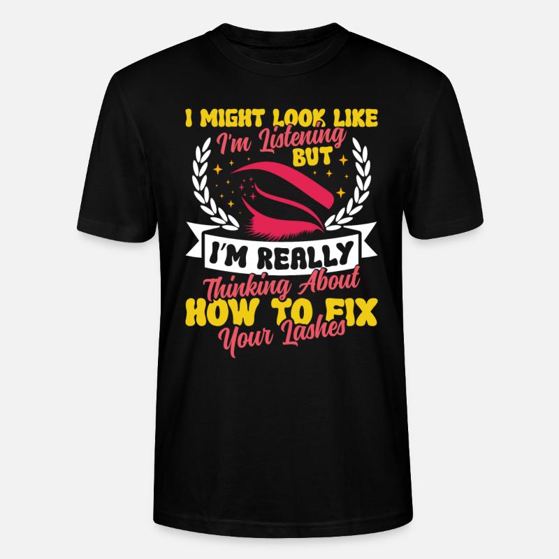 Lash Tech - Stanley/Stella Unisex Bio-T-Shirt CRAFTER - Schwarz