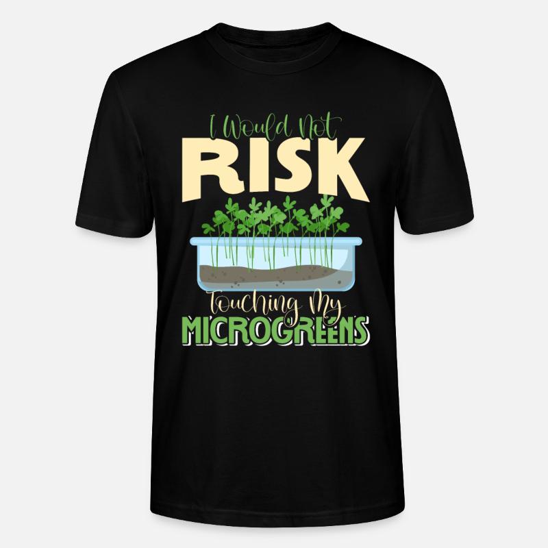Microgreens Microgreen - Stanley/Stella CRAFTER Unisex Organic T-Shirt - black