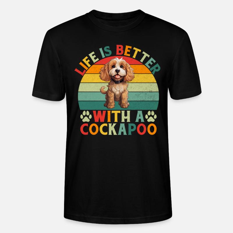 Cockapoo Gifts - Stanley/Stella Unisex Bio-T-Shirt CRAFTER - Schwarz