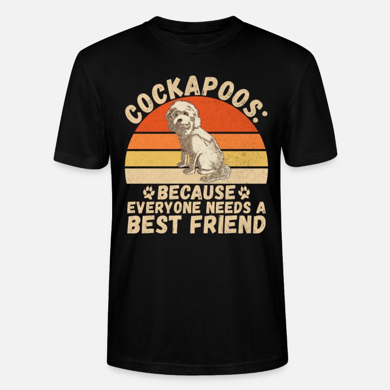 Cockapoo Gifts - Stanley/Stella Unisex Bio-T-Shirt CRAFTER - Schwarz