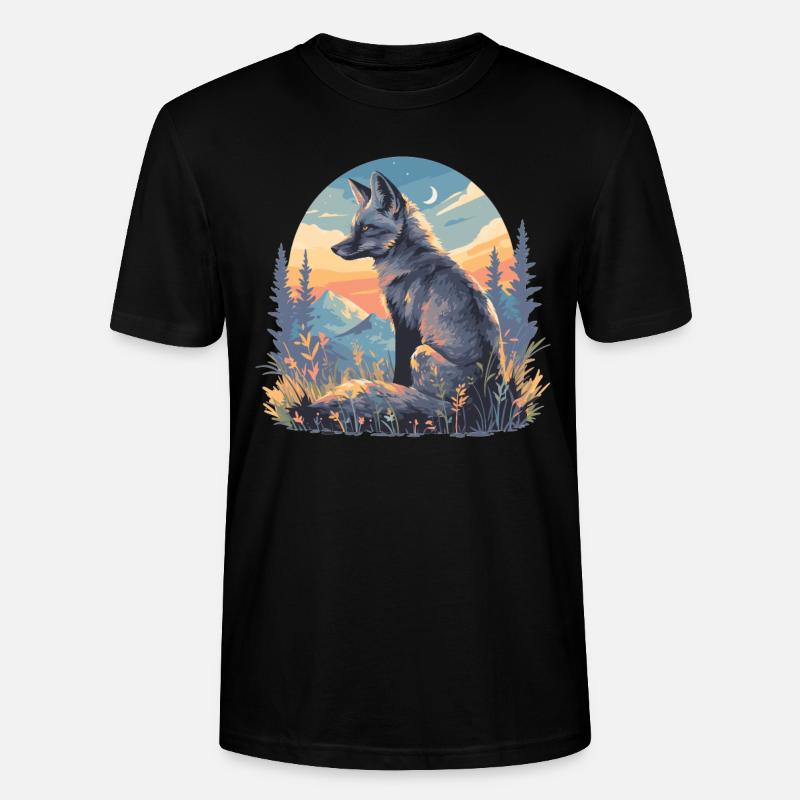 Graufüchse Graufuchs - Stanley/Stella Unisex Bio-T-Shirt CRAFTER - Schwarz
