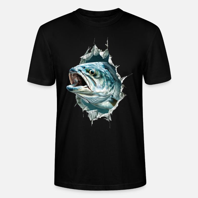 Tarpon - Stanley/Stella Unisex Bio-T-Shirt CRAFTER - Schwarz