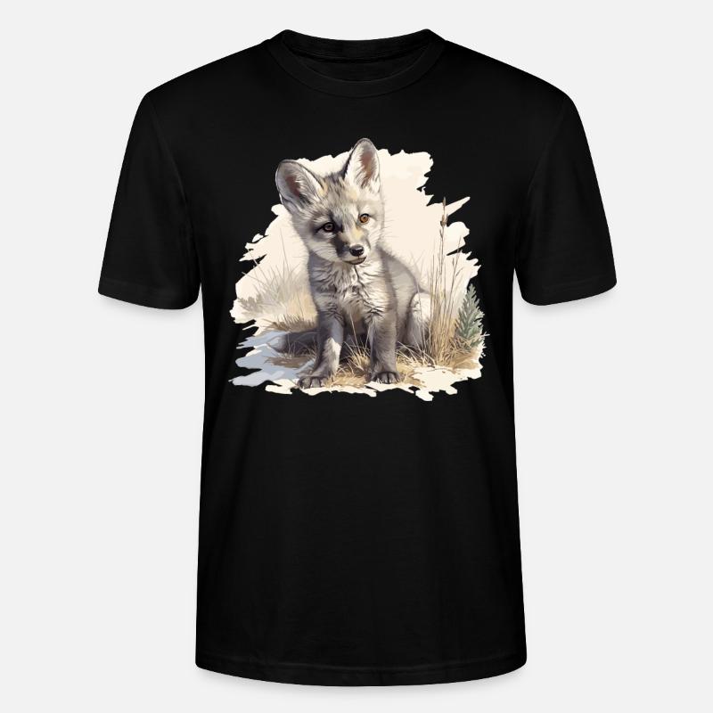 Graufüchse Graufuchs - Stanley/Stella Unisex Bio-T-Shirt CRAFTER - Schwarz