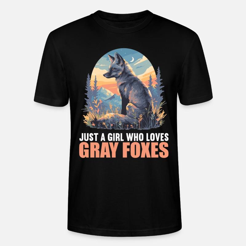 Graufüchse Graufuchs - Stanley/Stella Unisex Bio-T-Shirt CRAFTER - Schwarz