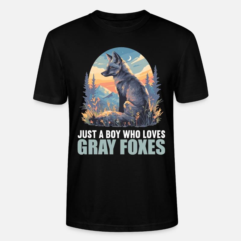 Graufüchse Graufuchs - Stanley/Stella Unisex Bio-T-Shirt CRAFTER - Schwarz