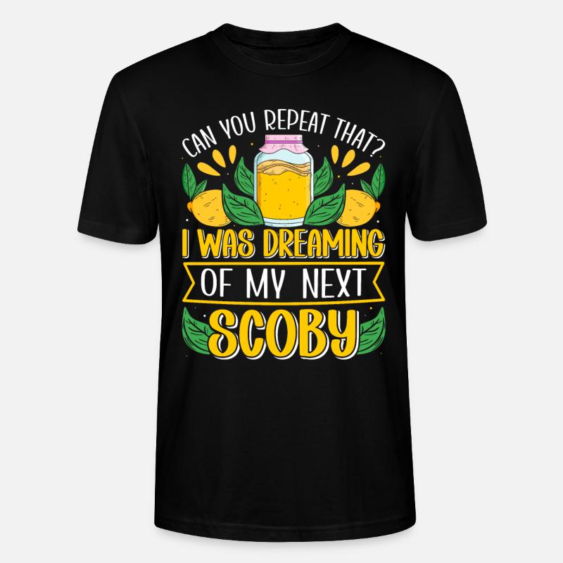 Kombucha Scoby fermented drinks - Stanley/Stella Unisex Bio-T-Shirt CRAFTER - Schwarz