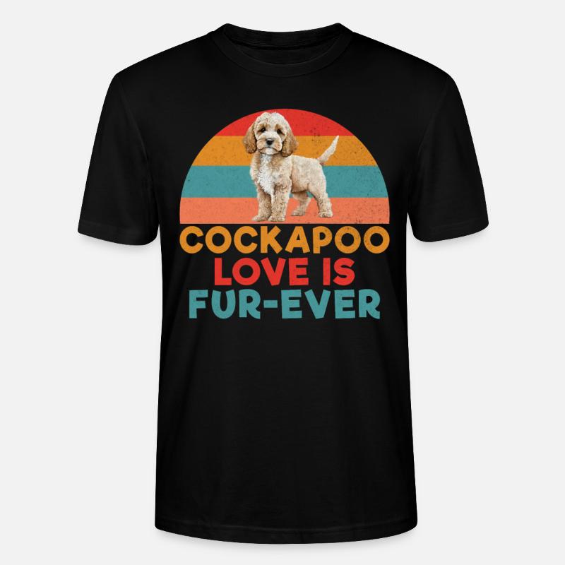 Cockapoo Gifts - Stanley/Stella Unisex Bio-T-Shirt CRAFTER - Schwarz