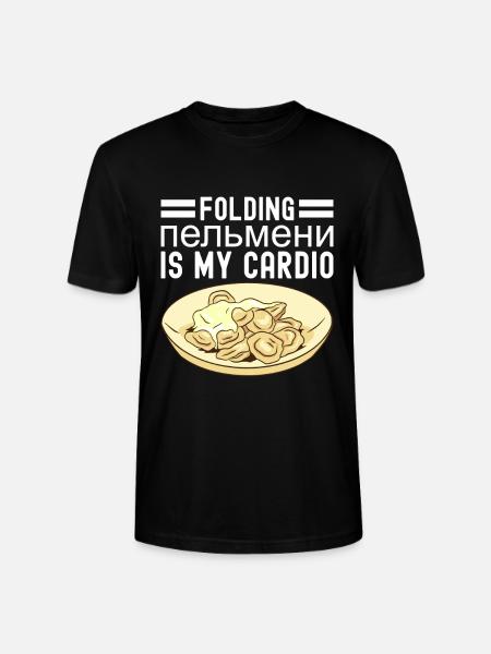 Pelmeni Russian Cuisine - Stanley/Stella CRAFTER Unisex Organic T-Shirt - black