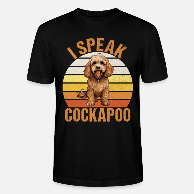 Cadeaux Cockapoo - T-shirt bio CRAFTER Stanley Stella Unisexe - noir