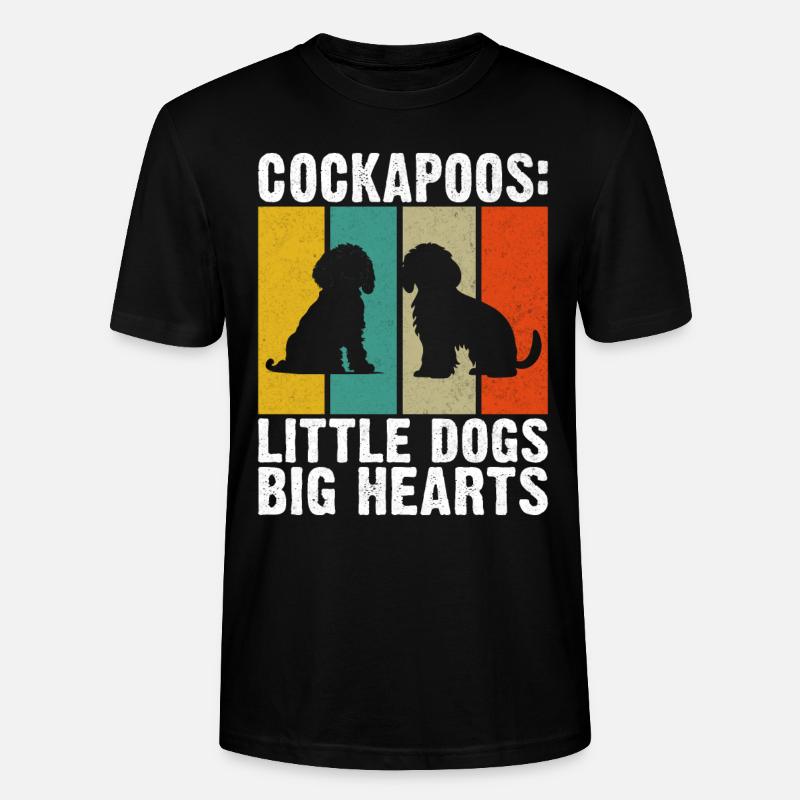 Cadeaux Cockapoo - T-shirt bio CRAFTER Stanley Stella Unisexe - noir