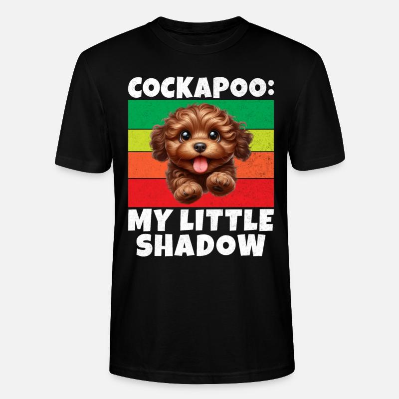 Cadeaux Cockapoo - T-shirt bio CRAFTER Stanley Stella Unisexe - noir