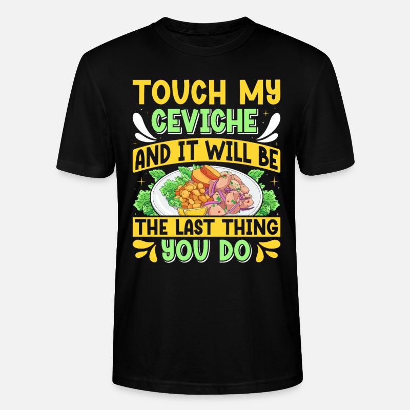 Seafood Peruvian Ceviche - Stanley/Stella Unisex Bio-T-Shirt CRAFTER - Schwarz