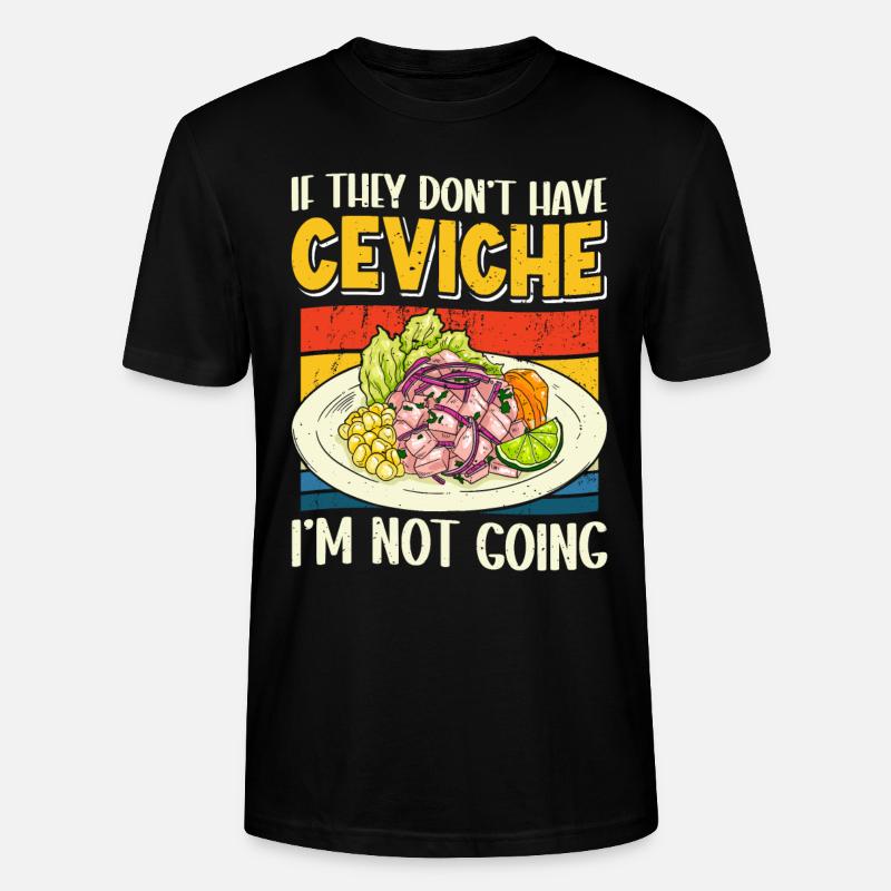 Seafood Peruvian Ceviche - Stanley/Stella Unisex Bio-T-Shirt CRAFTER - Schwarz