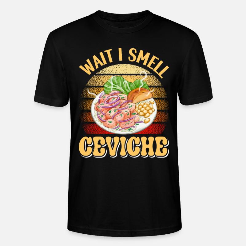 Seafood Peruvian Ceviche - Stanley/Stella Unisex Bio-T-Shirt CRAFTER - Schwarz
