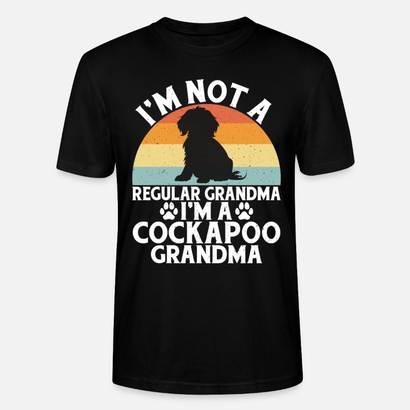 Cockapoo Gifts - Stanley/Stella Unisex Bio-T-Shirt CRAFTER - Schwarz