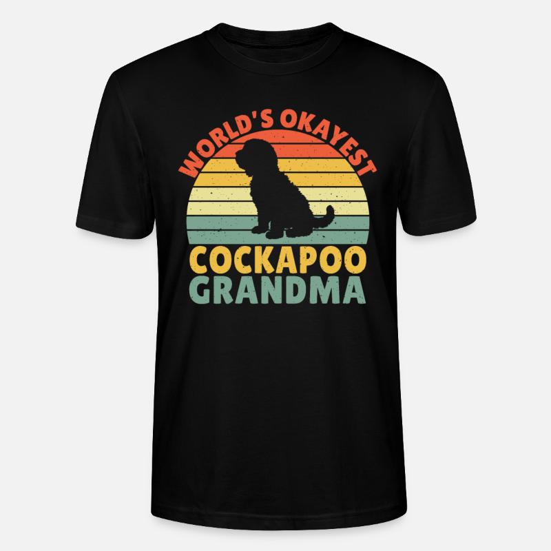 Cockapoo Gifts - Stanley/Stella Unisex Bio-T-Shirt CRAFTER - Schwarz