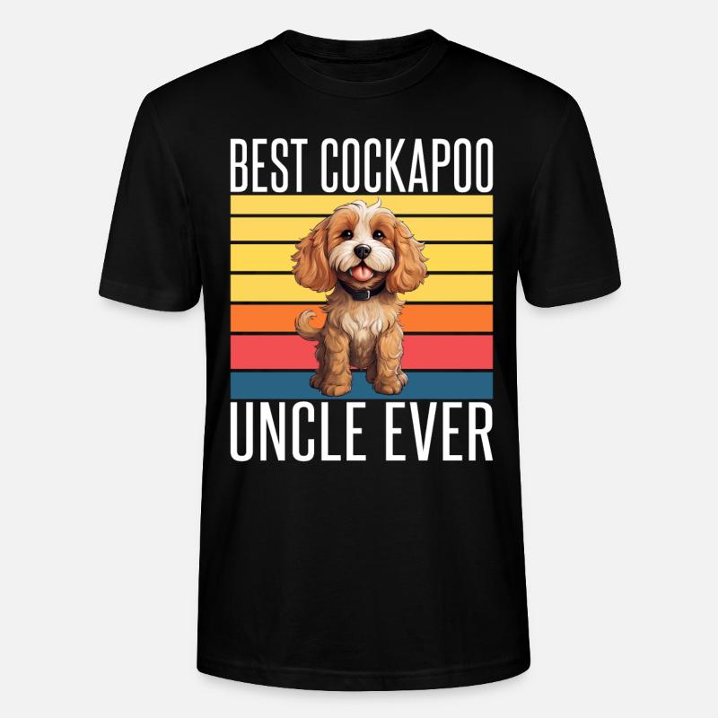 Cadeaux Cockapoo - T-shirt bio CRAFTER Stanley Stella Unisexe - noir