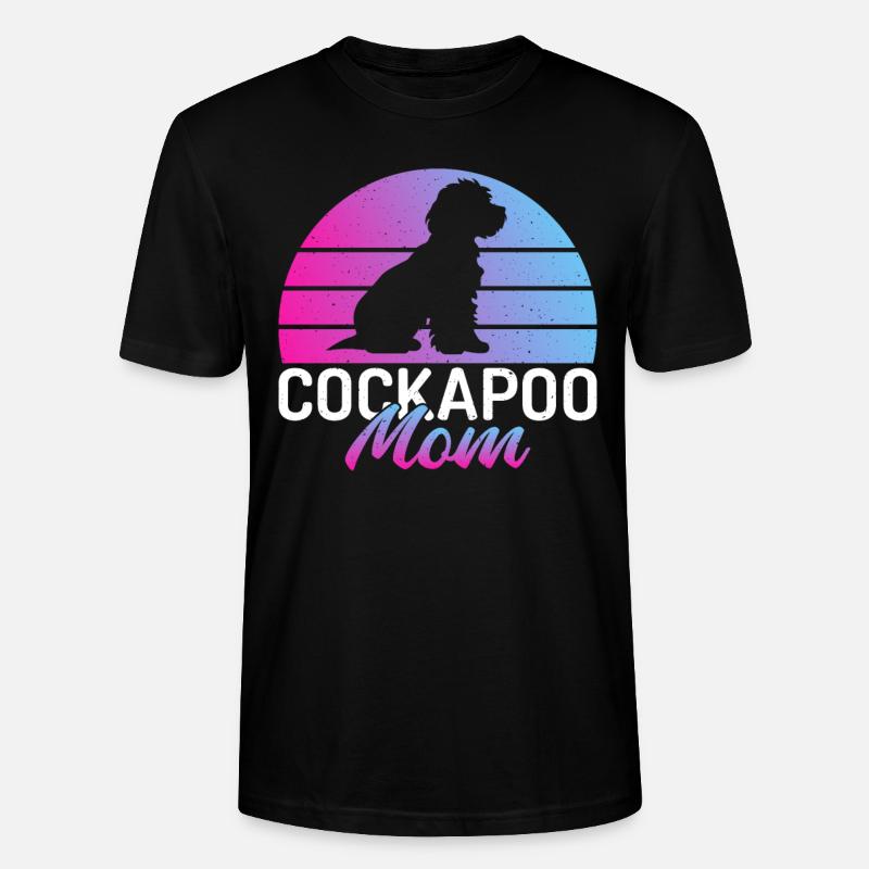 Cadeaux Cockapoo - T-shirt bio CRAFTER Stanley Stella Unisexe - noir