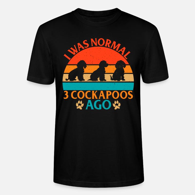 Cockapoo Gifts - Stanley/Stella Unisex Bio-T-Shirt CRAFTER - Schwarz