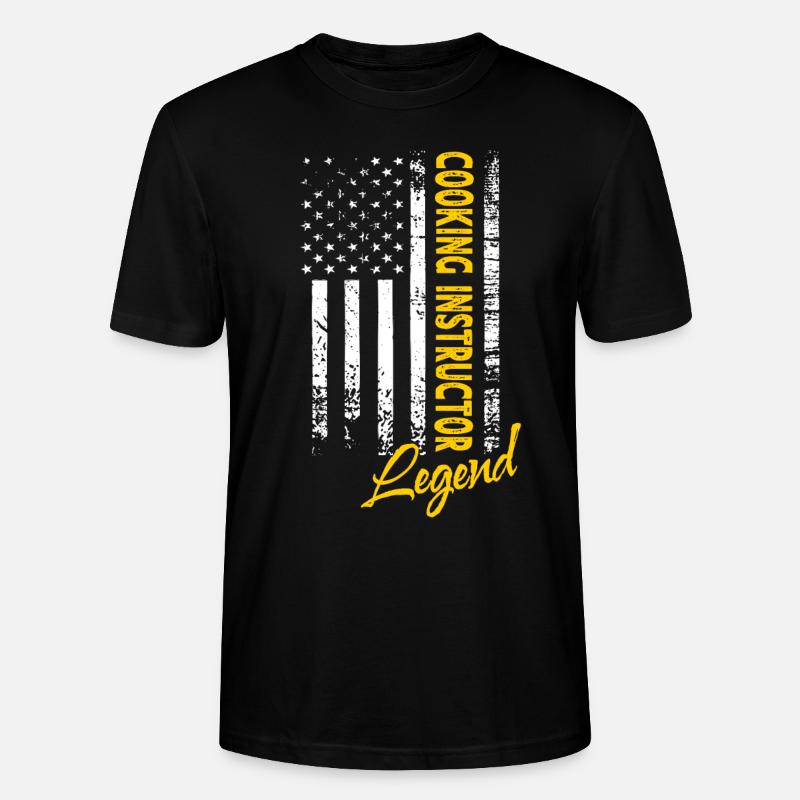Cooking Instructor Legend - Stanley/Stella CRAFTER Unisex Organic T-Shirt - black