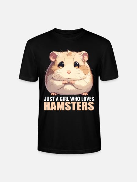 Hamster - Stanley/Stella CRAFTER Unisex Organic T-Shirt - black