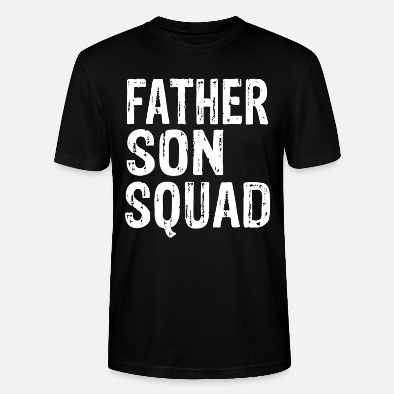 Father Son Squad - Stanley/Stella Unisex Bio-T-Shirt CRAFTER - Schwarz