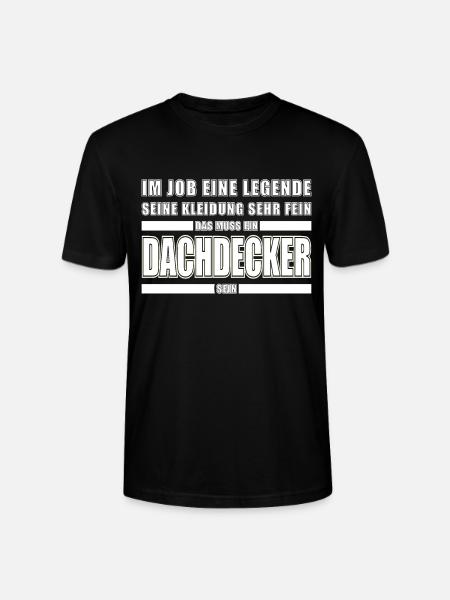 Dachdecker Dachspengler Legende Dachklempner - Stanley/Stella Unisex Bio-T-Shirt CRAFTER - Schwarz