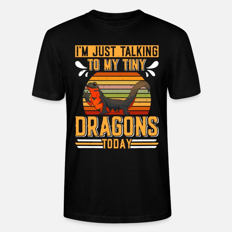 Newt - Stanley/Stella CRAFTER Unisex Organic T-Shirt - black