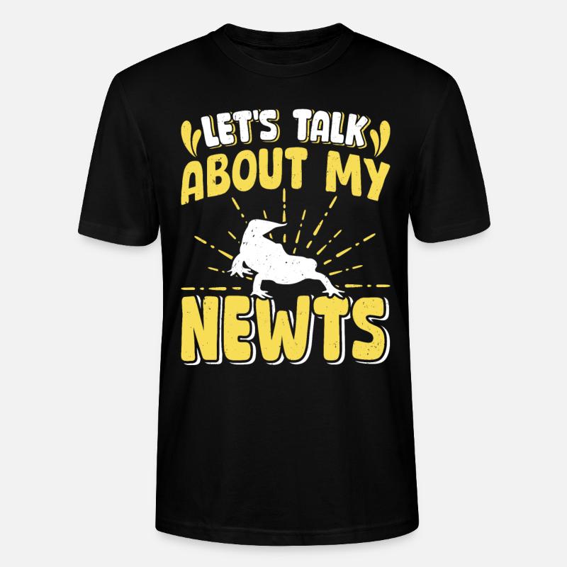 Newt - Stanley/Stella CRAFTER Unisex Organic T-Shirt - black