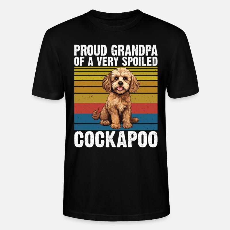 Cadeaux Cockapoo - T-shirt bio CRAFTER Stanley Stella Unisexe - noir