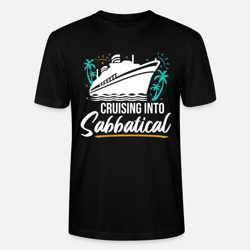 Cruising Into Sabbatical - Stanley/Stella Unisex Bio-T-Shirt CRAFTER - Schwarz