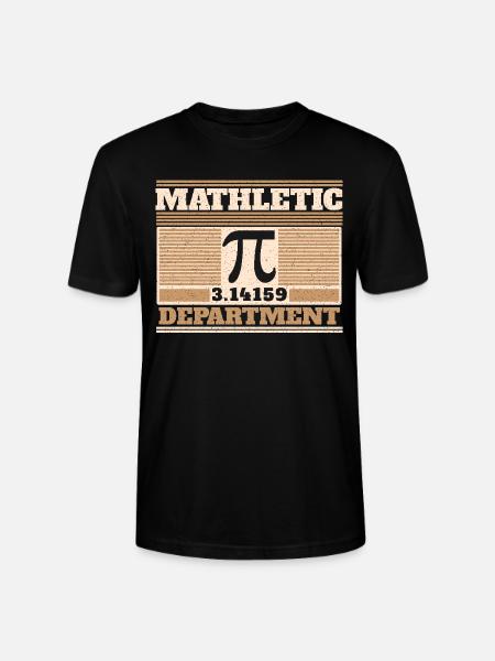 Pi Day Mathletic Department Design - Stanley/Stella CRAFTER Unisex Organic T-Shirt - black