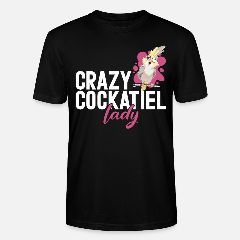 Cadeaux de calopsitte - T-shirt bio CRAFTER Stanley Stella Unisexe - noir