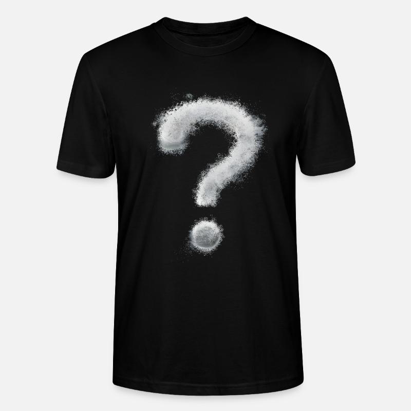 Point d’interrogation - T-shirt bio CRAFTER Stanley Stella Unisexe - noir