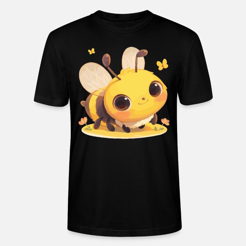 Bienen Biene - Stanley/Stella Unisex Bio-T-Shirt CRAFTER - Schwarz