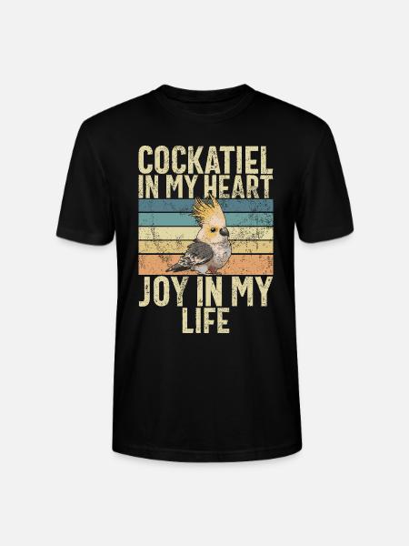 Cadeaux de calopsitte - T-shirt bio CRAFTER Stanley Stella Unisexe - noir