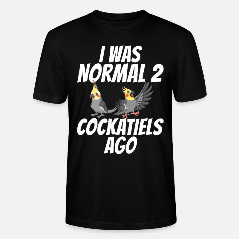 Cadeaux de calopsitte - T-shirt bio CRAFTER Stanley Stella Unisexe - noir