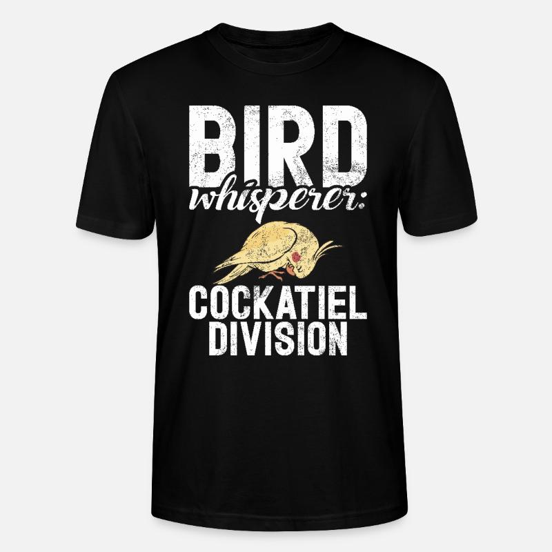 Cadeaux de calopsitte - T-shirt bio CRAFTER Stanley Stella Unisexe - noir
