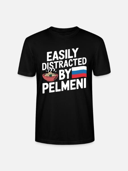 Pelmeni Cuisine russe - T-shirt bio CRAFTER Stanley Stella Unisexe - noir